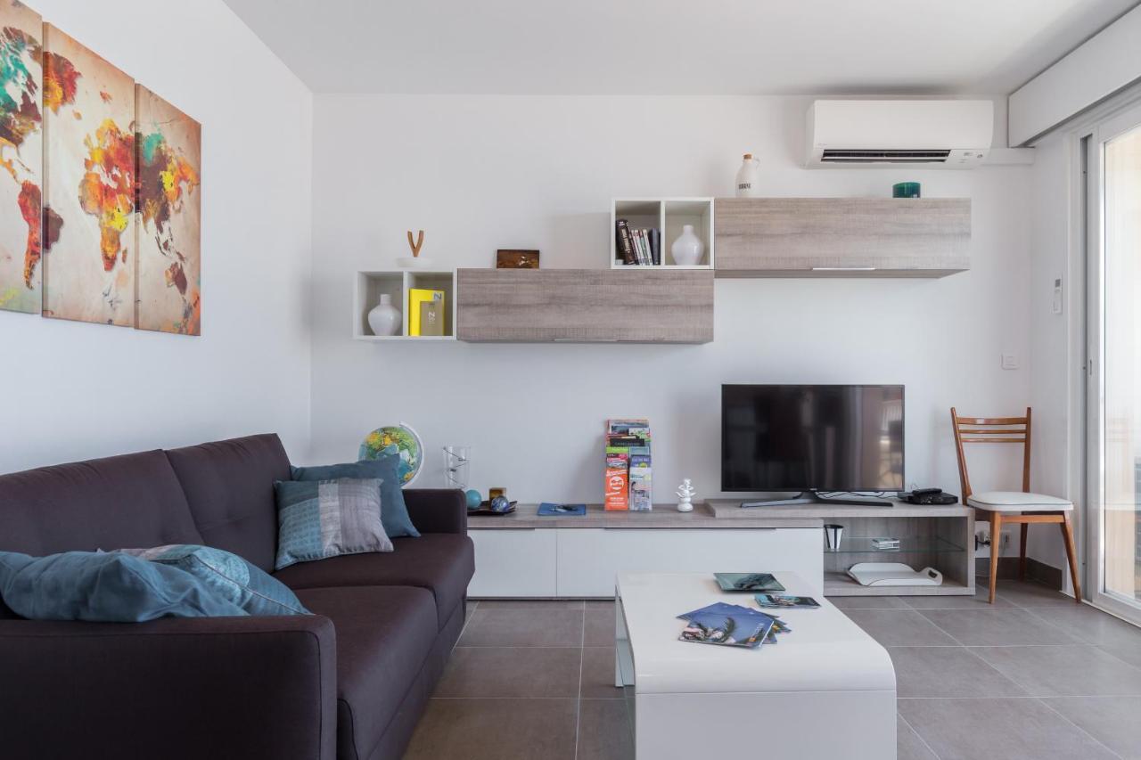 Gorgeous Apt With Terrace, Elevator, Ac, Free Parking - Le Regis Cagnes-sur-Mer Kültér fotó